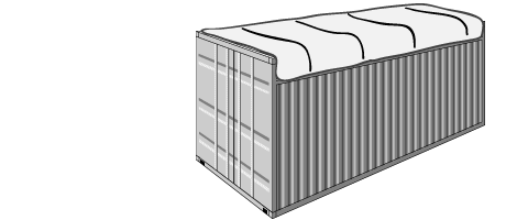 Open top container